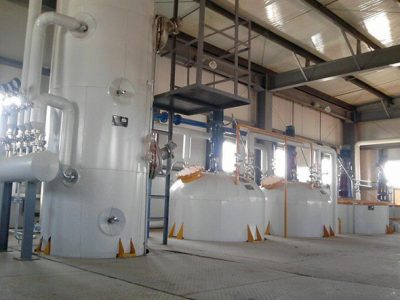 Sunflower oil processing equipment